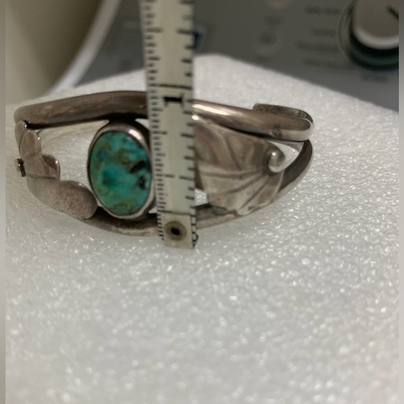 COPY - Navajo Sterling Turquoise Cuff Bracelet - Picture 5 of 5